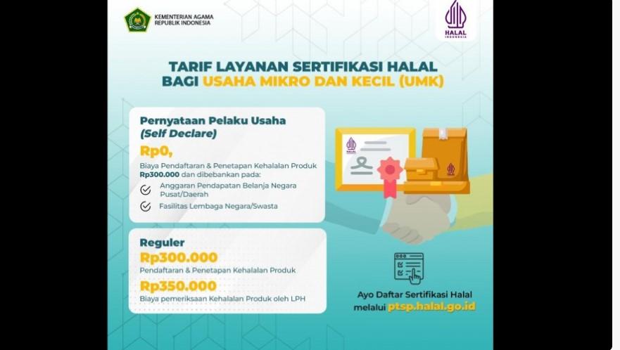 BPJPH Siapkan 25.000 Kuota Sertifikasi Halal Gratis Untuk UMK ...