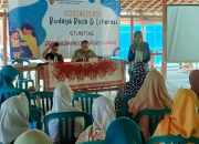 Pelaksanaan bedah buku Stunting Penanganan dan Pencegahannya di Pedukuhan Kurahan 3, Kalurahan Margodadi, Kapanewon Seyegan